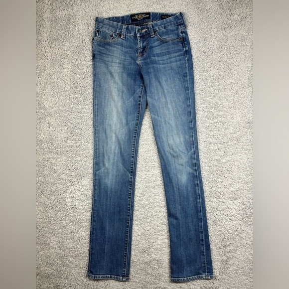Lucky Brand Jeans Womens 0 The Sweet Jean Straight Classic Regular Wash Basic - Picture 1 of 5